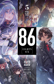 Capa do livor - 86–Eighty-Six Series Vol. 05 - Death, Be Not Proud