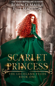 Capa do livor - Serie The Lochlann Feuds 01 - Scarlet Princess