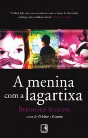 Capa do livor - A Menina Com a Lagartixa