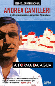 Capa do livor - Montalbano 01 - A Forma da Água (Ed.  L&PM, 2021)