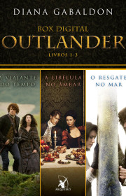 Capa do livor - Box Digital Outlander (1-3): E se o seu futuro fos...