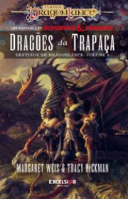 Capa do livor - Série Destinos de Dragonlance 01 - Dragoes da Trap...