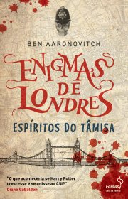 Capa do livor - Série Enigmas de Londres 01 - Espíritos do Tâmisa