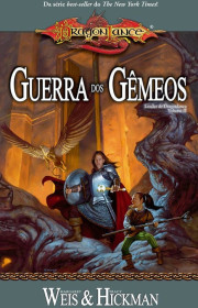 Capa do livor - Série Lendas de Dragonlance 02 - Guerra dos Gêmeos