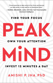 Capa do livor - Peak Mind: Find Your Focus, Own Your Attention, In...