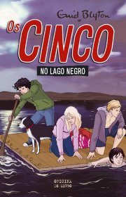 Capa do livor - Série Os Cinco 10 - Os Cinco No Lago Negro 