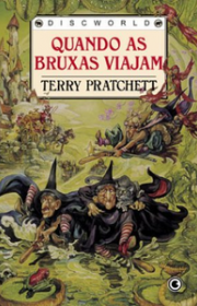 Capa do livor - Série Discworld 12 - Quando As Bruxas Viajam