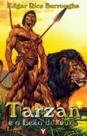 Capa do livor - Série Tarzan 09 - Tarzan e o Leão de Ouro