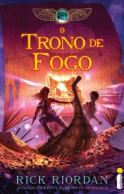 Capa do livor - Trilogia As Crônicas dos Kane 02 - O Trono de Fogo