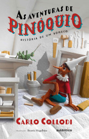 Capa do livro - As Aventuras de Pinóquio (Texto integral - Clássic...