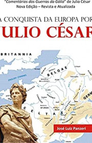 Capa do livor - A Conquista da Europa Por Júlio César