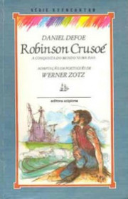 Capa do livor - Robinson Crusoé (Ed. Scipione)