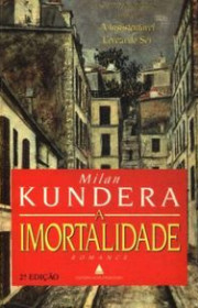 Capa do livor - A Imortalidade (Ed. Nova Fronteira, 1990)