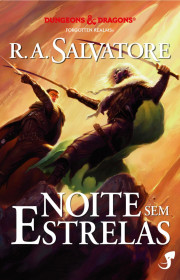 Capa do livor - Série A Lenda de Drizzt 08 - Noite Sem Estrelas