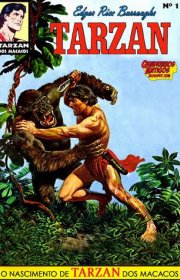 Capa do livor - Série Tarzan 01 - Tarzan dos Macacos