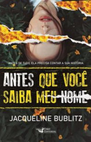 Capa do livor - Antes Que Você Saiba Meu Nome