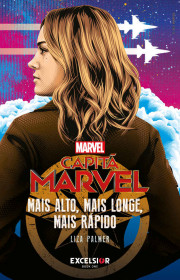 Capa do livor - Capitã Marvel: Mais Alto, Mais Longe, Mais Rápido