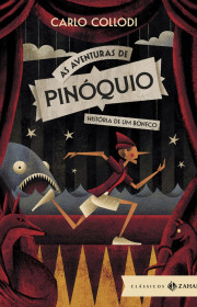 Capa do livor - As aventuras de Pinóquio - História de um boneco -...